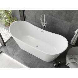 Luxury Montana szabadon álló fürdökád akril  180 x 80 cm, fehér - 52011808000 Térben álló kád