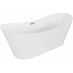 Luxury Montana szabadon álló fürdökád akril  180 x 80 cm, fehér - 52011808000 Térben álló kád Térben álló kád 406959 Luxury