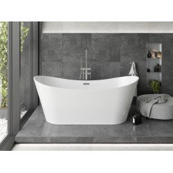 Luxury Montana szabadon álló fürdökád akril  180 x 80 cm, fehér - 52011808000 Térben álló kád