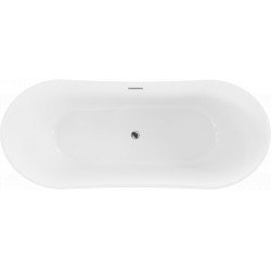 Luxury Montana szabadon álló fürdökád akril  180 x 80 cm, fehér - 52011808000 Térben álló kád