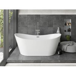 Luxury Montana szabadon álló fürdökád akril  180 x 90 cm, fehér - 52011809000 Térben álló kád