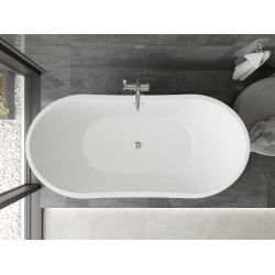Luxury Montana szabadon álló fürdökád akril  180 x 90 cm, fehér - 52011809000 Térben álló kád