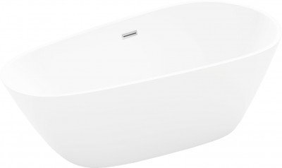 Luxury Eos szabadon álló fürdökád akril  170 x 80 cm, fehér - 52471708000 Térben álló kád