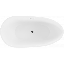 Luxury Eos szabadon álló fürdökád akril  170 x 80 cm, fehér - 52471708000 Térben álló kád