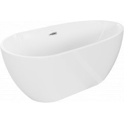 Luxury Eos szabadon álló fürdökád akril  170 x 80 cm, fehér - 52471708000 Térben álló kád Térben álló kád 406959 Luxury