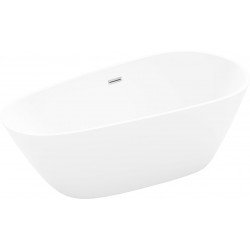 Luxury Eos szabadon álló fürdökád akril  170 x 80 cm, fehér - 52471708000 Térben álló kád Térben álló kád 406959 Luxury