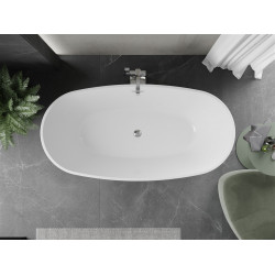 Luxury Eris szabadon álló fürdökád akril  170 x 85 cm, fehér - 53441708500 Térben álló kád