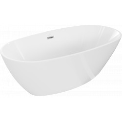 Luxury Eris szabadon álló fürdökád akril  170 x 85 cm, fehér - 53441708500 Térben álló kád Térben álló kád 406959 Luxury