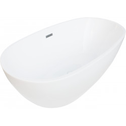 Luxury Eris szabadon álló fürdökád akril  170 x 85 cm, fehér - 53441708500 Térben álló kád Térben álló kád 406959 Luxury