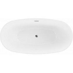 Luxury Eris szabadon álló fürdökád akril  170 x 85 cm, fehér - 53441708500 Térben álló kád