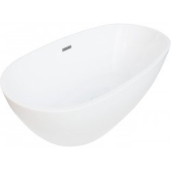 Luxury Eris szabadon álló fürdökád akril  170 x 85 cm, fehér - 53441708500 Térben álló kád Térben álló kád 406959 Luxury