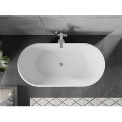 Luxury Flavia szabadon álló fürdökád akril  150 x 75 cm, fehér - 54031507500 Térben álló kád