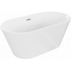 Luxury Flavia szabadon álló fürdökád akril  150 x 75 cm, fehér - 54031507500 Térben álló kád Térben álló kád 406959 Luxury