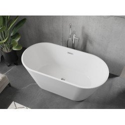 Luxury Flavia szabadon álló fürdökád akril  150 x 75 cm, fehér - 54031507500 Térben álló kád