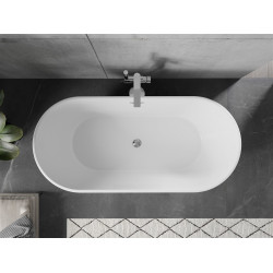 Luxury Flavia szabadon álló fürdökád akril  160 x 80 cm, fehér - 54031608000 Térben álló kád