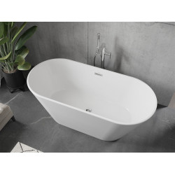 Luxury Flavia szabadon álló fürdökád akril  160 x 80 cm, fehér - 54031608000 Térben álló kád