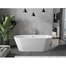 Luxury Flavia szabadon álló fürdökád akril  170 x 80 cm, fehér - 54031708000 Térben álló kád
