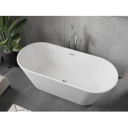 Luxury Flavia szabadon álló fürdökád akril  170 x 80 cm, fehér - 54031708000 Térben álló kád