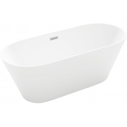 Luxury Flavia szabadon álló fürdökád akril  170 x 80 cm, fehér - 54031708000 Térben álló kád Térben álló kád 406959 Luxury