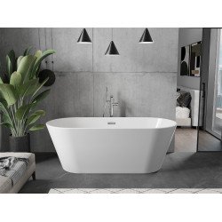 Luxury Flavia szabadon álló fürdökád akril  170 x 80 cm, fehér - 54031708000 Térben álló kád