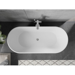 Luxury Flavia szabadon álló fürdökád akril  170 x 80 cm, fehér - 54031708000 Térben álló kád