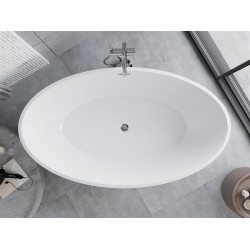 Luxury Nike szabadon álló fürdökád akril  175 x 100 cm, fehér - 54071751000 Térben álló kád