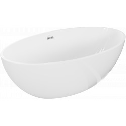 Luxury Nike szabadon álló fürdökád akril  175 x 100 cm, fehér - 54071751000 Térben álló kád Térben álló kád 406959 Luxury