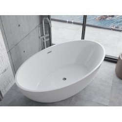 Luxury Nike szabadon álló fürdökád akril  175 x 100 cm, fehér - 54071751000 Térben álló kád