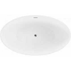Luxury Nike szabadon álló fürdökád akril  175 x 100 cm, fehér - 54071751000 Térben álló kád