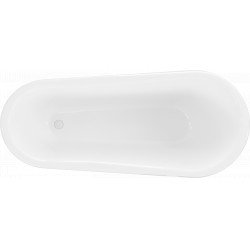 Luxury Retro szabadon álló fürdökád akril  170 x 75 cm, fehér, láb fehér  - 53251707500-20 Térben álló kád
