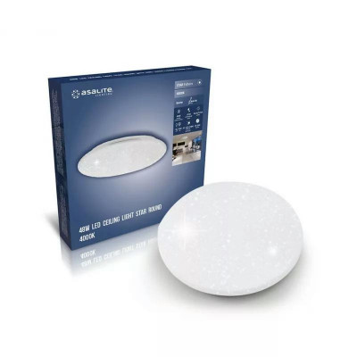 Asalite LED Mennyezeti Lámpa LAURA 48W 4000K (4320 lumen) Kerek/Csillagos Mennyezeti LED 