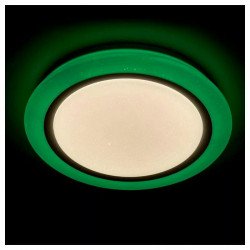 Asalite LED Mennyezeti Lámpa MIA 50W 3000K/4000K/6500K (3500 lumen) Kerek/Csillagos+RF Távirányító 3CCT+RGB Mennyezeti LED 