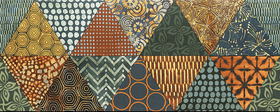 Tubadzin Goldgreen Green B Decor  29,8*74,12 Tubadzin Goldgreen