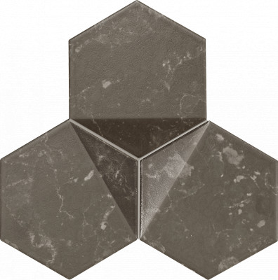 Tudadzin  MOZAIKA SCORIA BLACK 19,2x16,5 Tubadzin Scoria