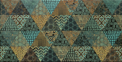 Tudadzin  Margot green geo decor 60,8x30,8 Tubadzin Margot Green