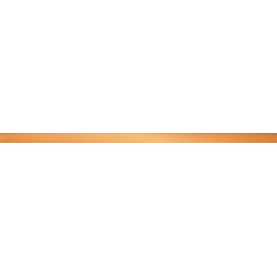 Tudadzin  Wall strip Copper Glossy 60,8x2,3 Domino Flare Csempe 406594 Tubadzin