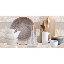 F. CATANIA IVORY KITCHEN GLOSSY 30X60, fali, 1.44m2/box, Cleopatra Catania Cleopatra Catania Cleopatra Catania Csempe 406594 Cleopatra