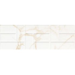 Ceramica Bianca ROYAL GOLD ART REKT. 25X75 fali Bianca Royal Gold Csempe 7136 Bianca