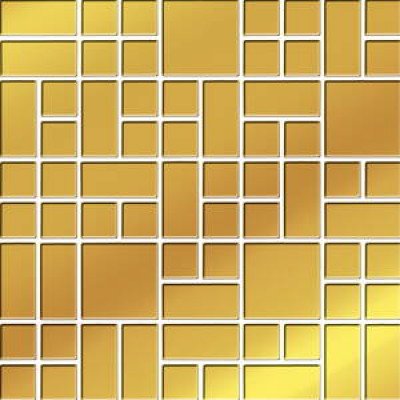 Ceramica Bianca GOLD GLASS MOSAIC 25X25 mozaik Bianca Royal Gold