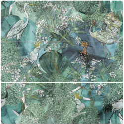 Ceramica Bianca  Botanica Dekor szett 75x75 Bianca Botanica Csempe 7136 Bianca