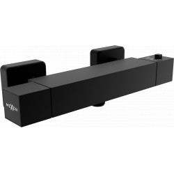 Mexen Cube  termostátos zuhanycsap ,  fekete - 77200-70 Zuhany csap falra Zuhany csap falra 406594 Mexen