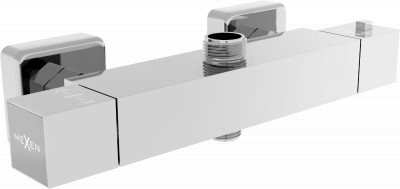 Mexen Cube  termostátos zuhanycsap , króm - 77250-00 Zuhany csap falra