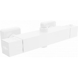 Mexen Cube  termostátos zuhanycsap , fehér - 77250-20 Zuhany csap falra Zuhany csap falra 406594 Mexen