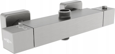 Mexen Cube  termostátos zuhanycsap , grafit - 77250-66 Zuhany csap falra