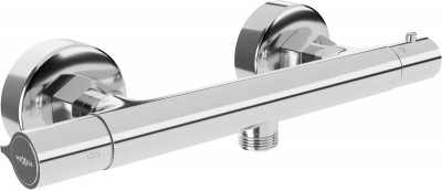 Mexen Slim  termostátos zuhanycsap , króm - 77105-00 Zuhany csap falra