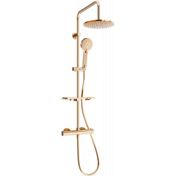 Mexen KT40   Zuhanyszett fali   termosztátos  , rózsa arany - 771504093-60 Zuhany szett komplett Zuhany szett komplett 406594 Mexen