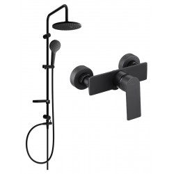Mexen Erik   Zuhanyszett fali  Külön csap   Alexa,  fekete - 71240205-70 Zuhany szett komplett Zuhany szett komplett 406594 Mexen