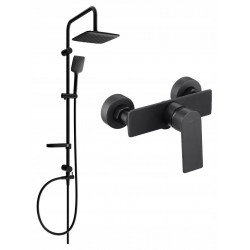 Mexen Sven   Zuhanyszett fali  Külön csap   Alexa,  fekete - 71240262-70 Zuhany szett komplett Zuhany szett komplett 406594 Mexen