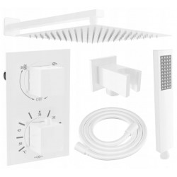 Mexen Cube DR02 rejtett zuhanyszett komplett  esöztetövel 25 cm,  fehér - 77502DR0225-20 Zuhany szett komplett Zuhany szett komplett 406594 Mexen