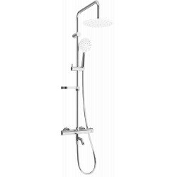 Mexen KX67  komplett Kád-Zuhany szett termosztátos  ,  króm/fehér - 779006791-00 Zuhany szett komplett Zuhany szett komplett 406594 Mexen